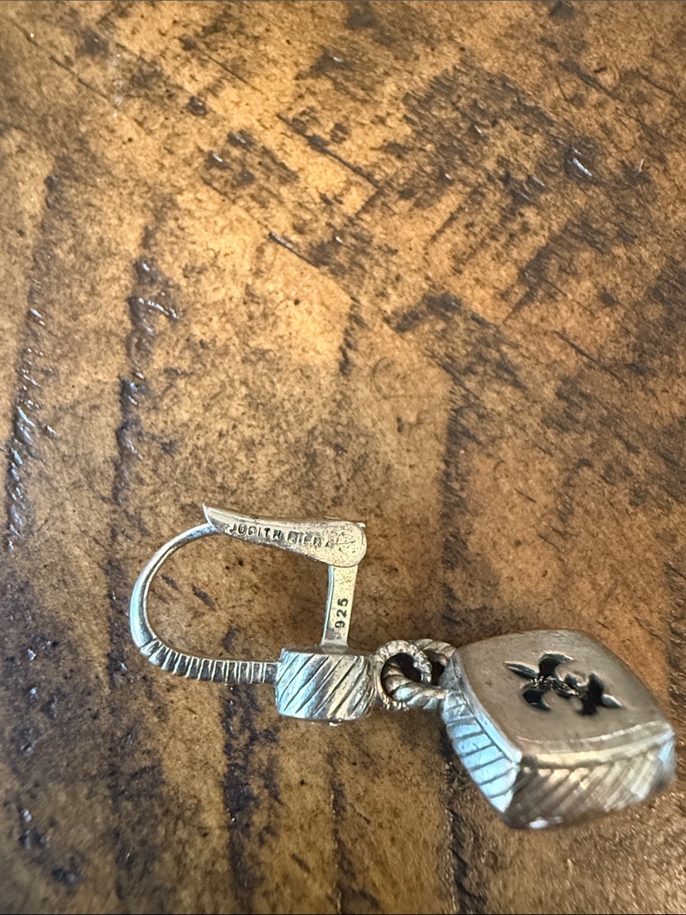 Judith Ripka Turquoise Square Drop Earrings in Sterling Silver - Picture 2 of 7